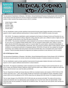 Medical Coding: ICD-10-CM (Speedy Study Guides)