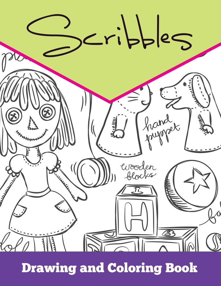 Scribbles: Drawing and Coloring Book