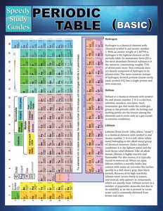 Periodic Table (Basic) (Speedy Study Guides)