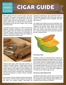 Cigar Guide (Speedy Study Guide)