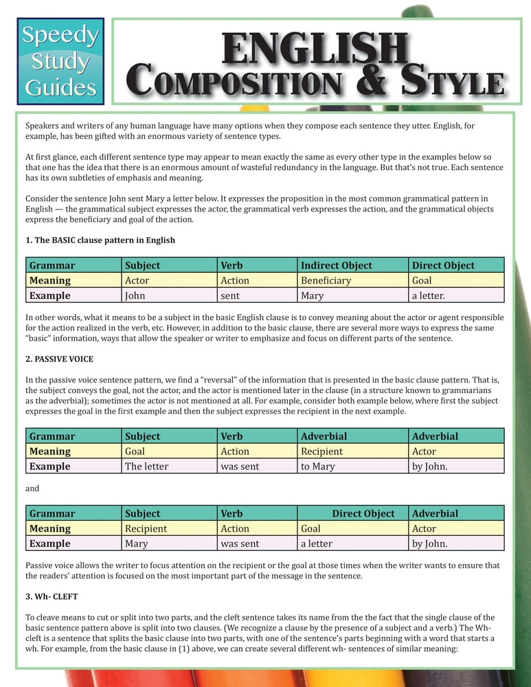 English Composition & Style