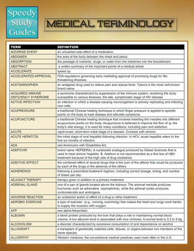 Medical Terminology (Speedy Study Guide)