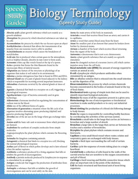 Biology Terminology (Speedy Study Guide)