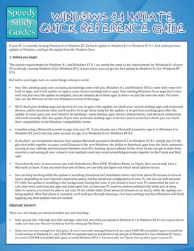Windows 8.1 Update Quick Reference Guide