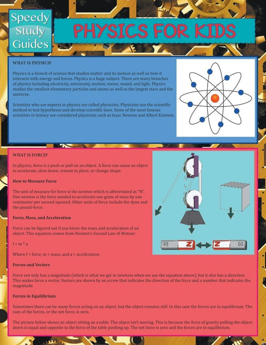 Physics For Kids (Speedy Study Guide)