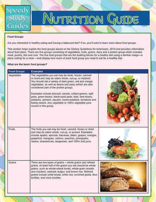 Nutrition Guide (Speedy Study Guide)
