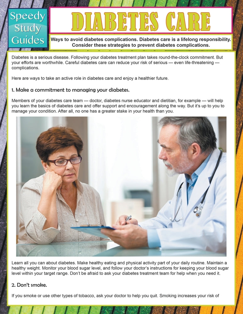 Diabetes Care (Speedy Study Guide)