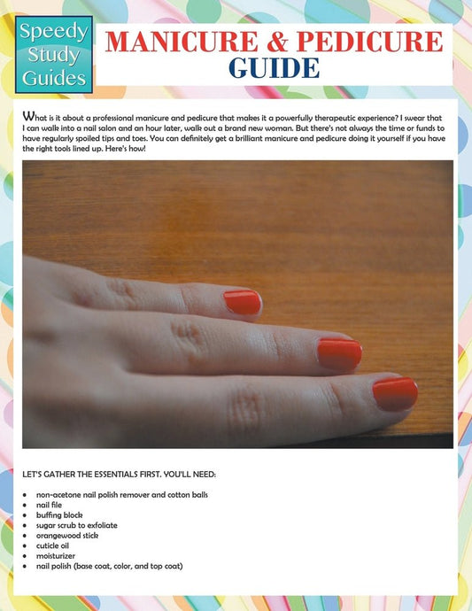 Manicure And Pedicure Guide (Speedy Study Guide)
