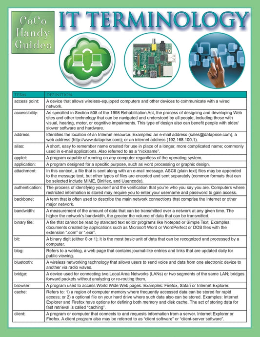 IT Terminology: Information Technology Terminology