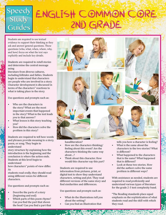 English Common Core 2nd Grade (Speedy Study Guide)