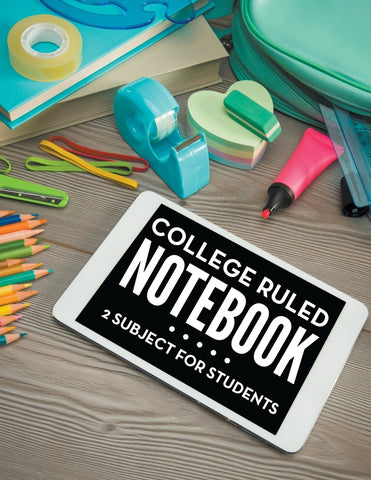 College Ruled Notebook: 2 Subject For Students