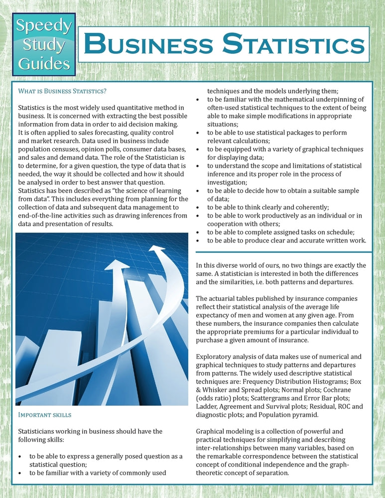 Business Statistics  (Speedy Study Guides)