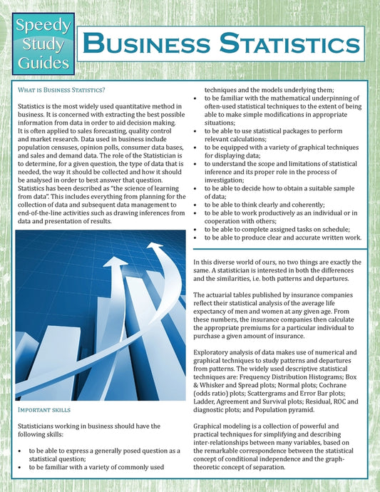 Business Statistics  (Speedy Study Guides)