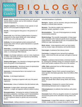 Biology Terminology  (Speedy Study Guides)