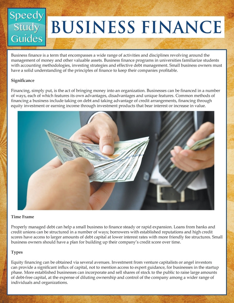 Business Finance (Speedy Study Guides)