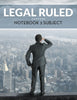 Legal Ruled Notebook 2 Subject