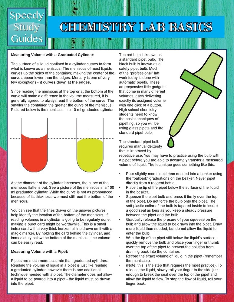Chemistry Lab Basics  (Speedy Study Guides)