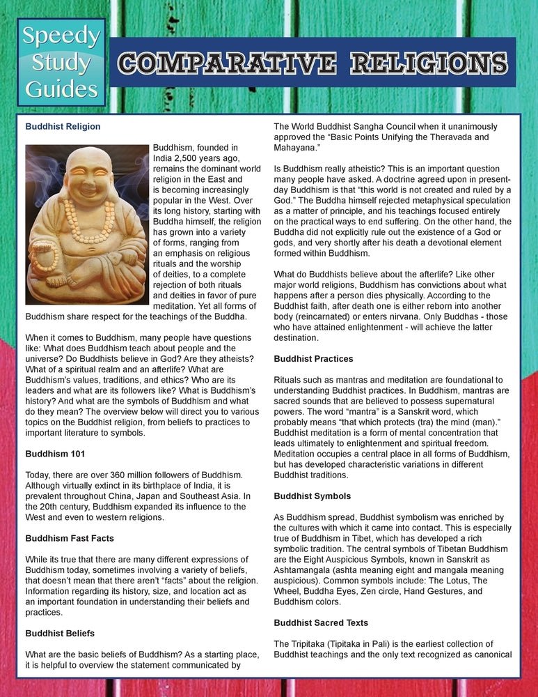 Comparative Religions  (Speedy Study Guides)