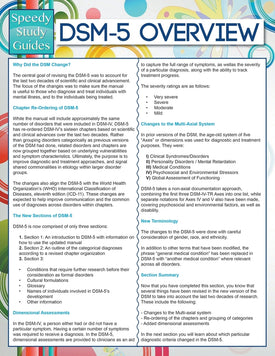 DSM-5 Overview (Speedy Study Guides)