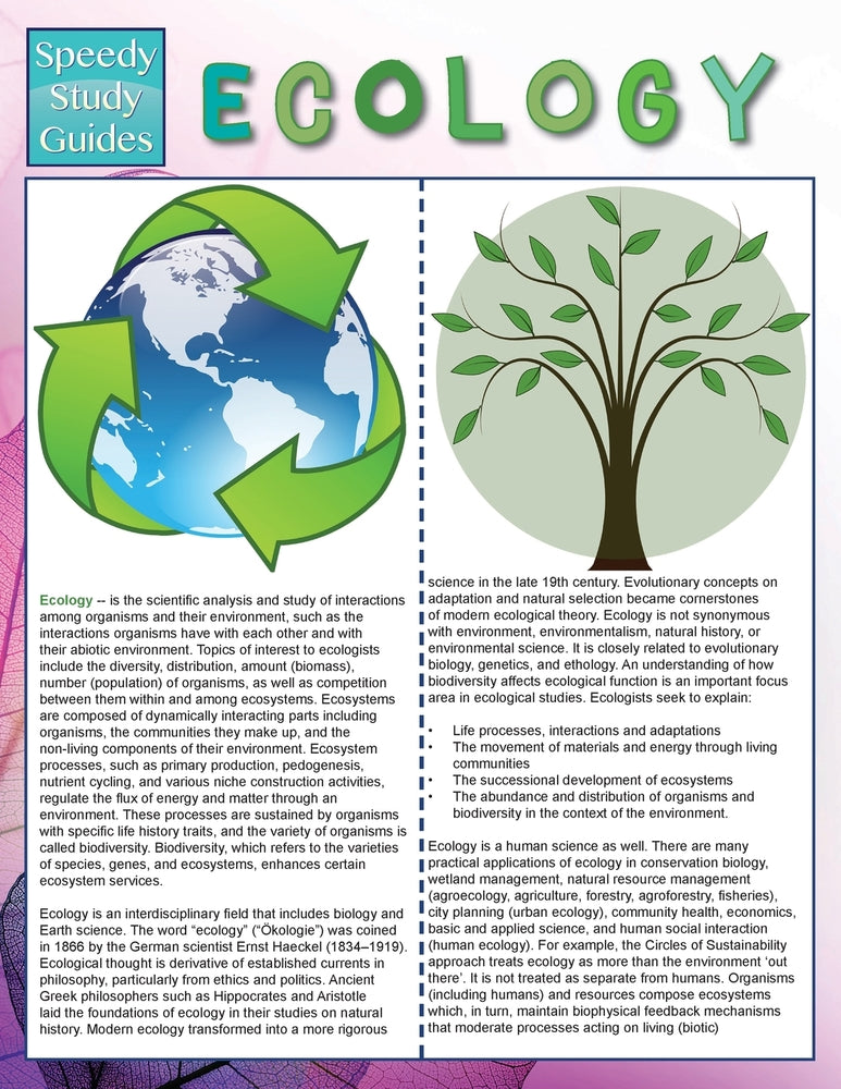 Ecology (Speedy Study Guides)