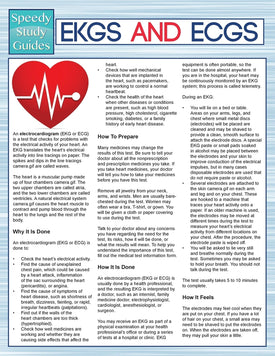 EKGS and ECGS (Speedy Study Guides)