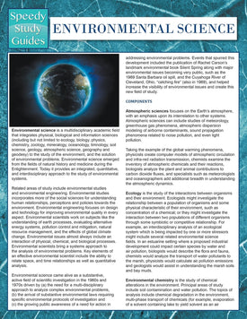 Environmental Science (Speedy Study Guides)