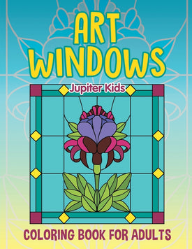 Art Windows: Coloring Book For Adults