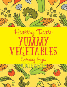 Healthy Treats: Yummy Vegetables Coloring Pages