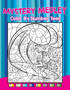 Mystery Medley: Color By Number Teen