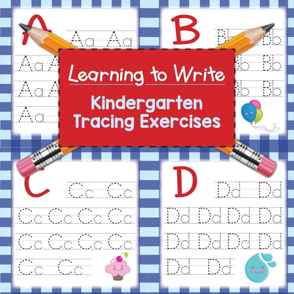 Learning to Write: Kindergarten Tracing Exercises