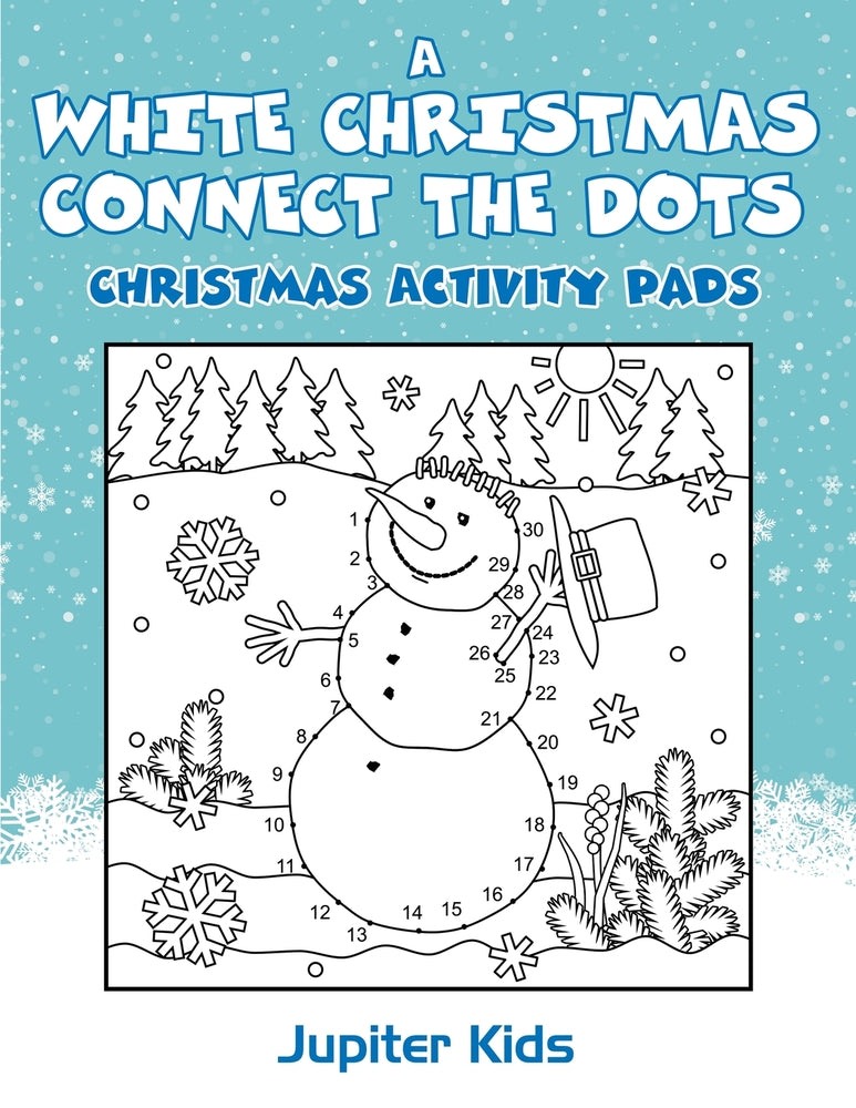 A White Christmas Connect The Dots: Christmas Activity Pads