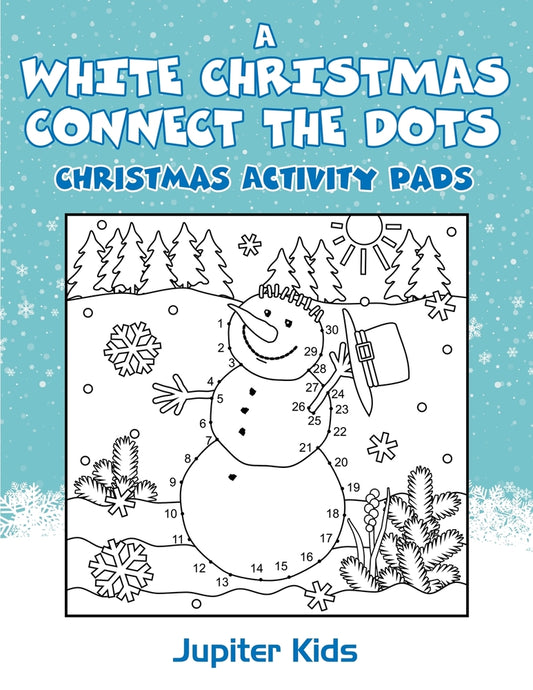 A White Christmas Connect The Dots: Christmas Activity Pads
