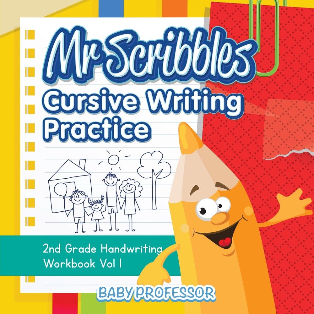 Mr Scribbles - Cursive Writing Practice | 2nd Grade Handwriting Workbook Vol 1