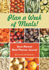 Plan a Week of Meals! Save Money! Meal Planner Journal