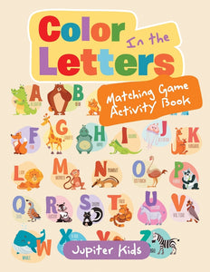 Color In the Letters Matching Game Activity Book