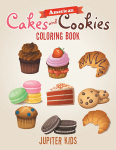 American Cakes and Cookies Coloring Book