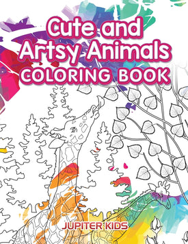 Cute and Artsy Animals Coloring Book