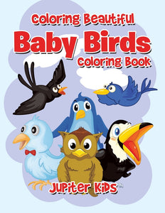 Coloring Beautiful Baby Birds Coloring Book