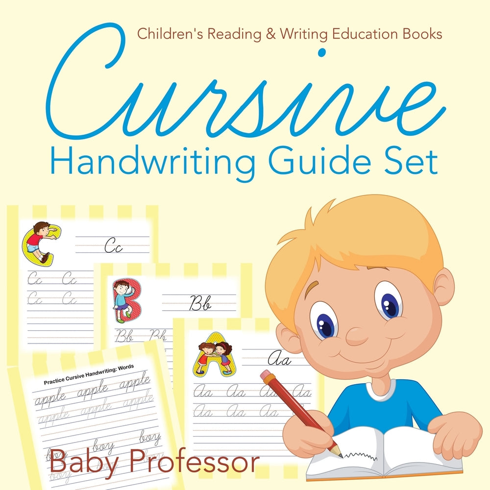 Cursive Handwriting Guide Set : Childrens Reading & Writing Education Books