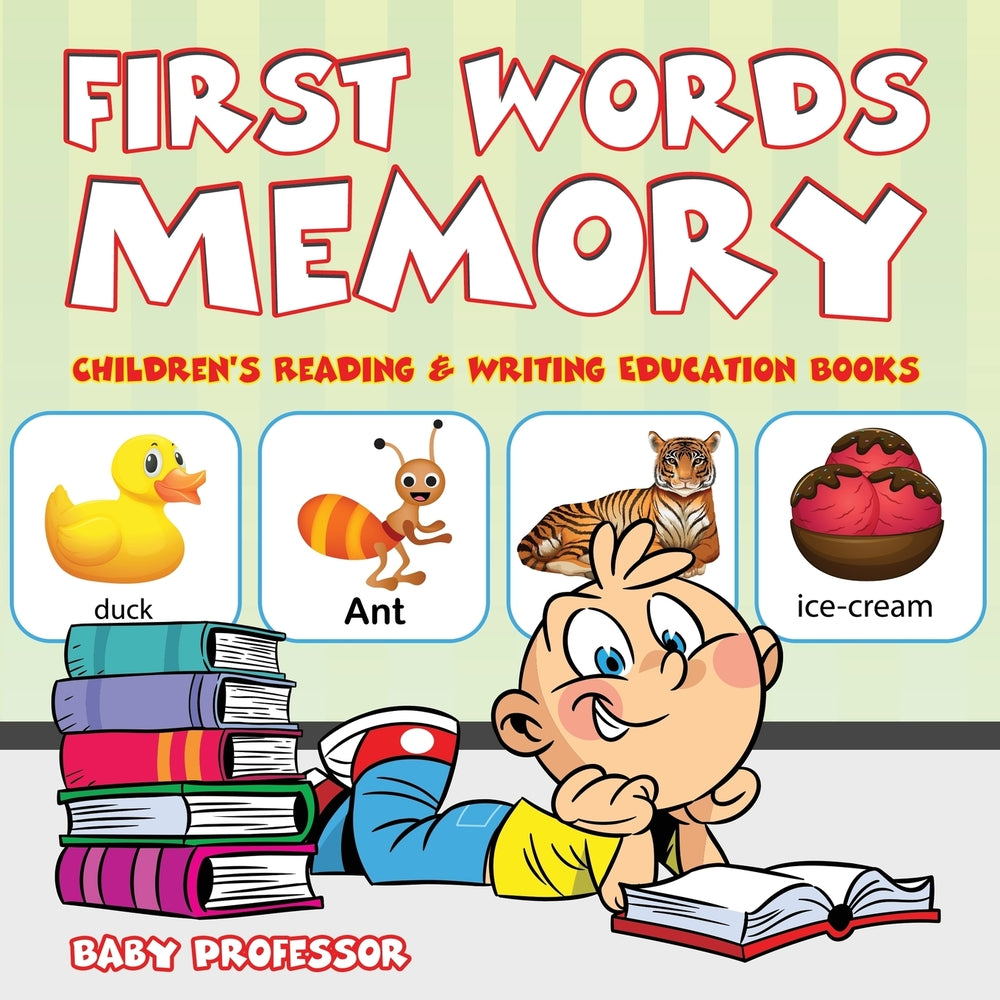 First Words Memory : Childrens Reading & Writing Education Books