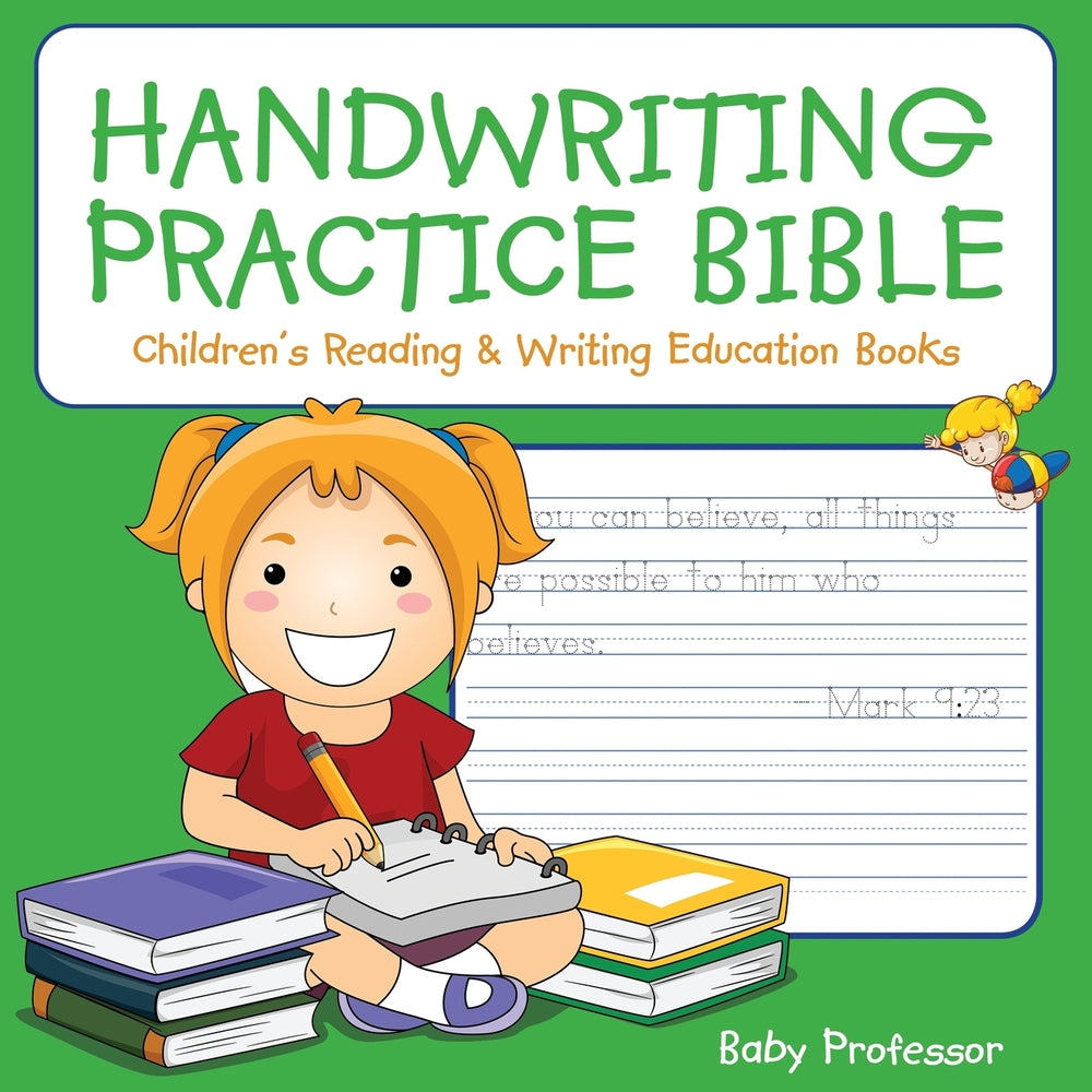 Handwriting Practice Bible : Childrens Reading & Writing Education Books