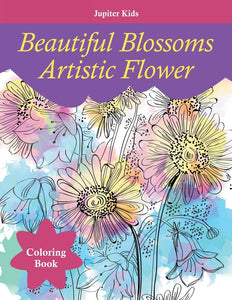 Beautiful Blossoms Artistic Flower Coloring Book
