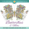 Butterflies & Moths Pattern Coloring Book For Adults