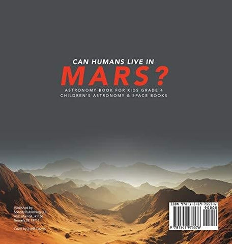 Image of Can Humans Live in Mars? - Astronomy Book for Kids Grade 4 - Children’s Astronomy & Space Books