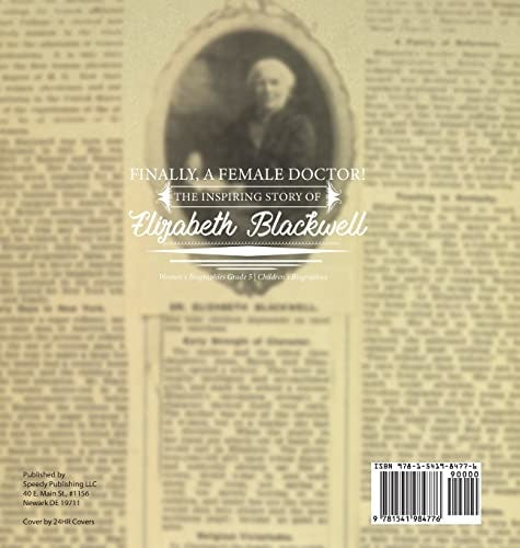 Finally A Female Doctor! The Inspiring Story of Elizabeth Blackwell Women’s Biographies Grade 5 Children’s Biographies