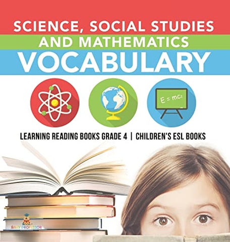 Image of Science, Social Studies and Mathematics Vocabulary Learning Reading Books Grade 4 Children's ESL Books