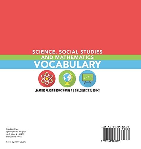 Science Social Studies and Mathematics Vocabulary Learning Reading Books Grade 4 Children’s ESL Books