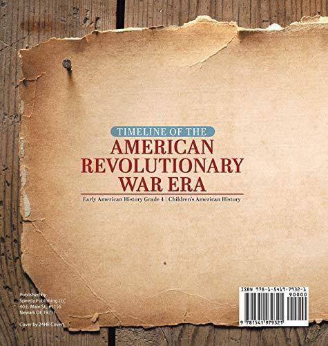 Timeline of the American Revolutionary War Era - Early American History Grade 4 - Children’s American History