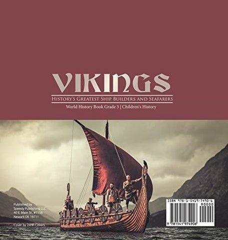 Image of Vikings: History’s Greatest Ship Builders and Seafarers - World History Book Grade 3 - Children’s History