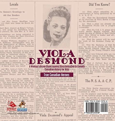 Viola Desmond - A Woman’s Brave Stand Against Discrimination in Canada - Canadian History for Kids - True Canadian Heroes